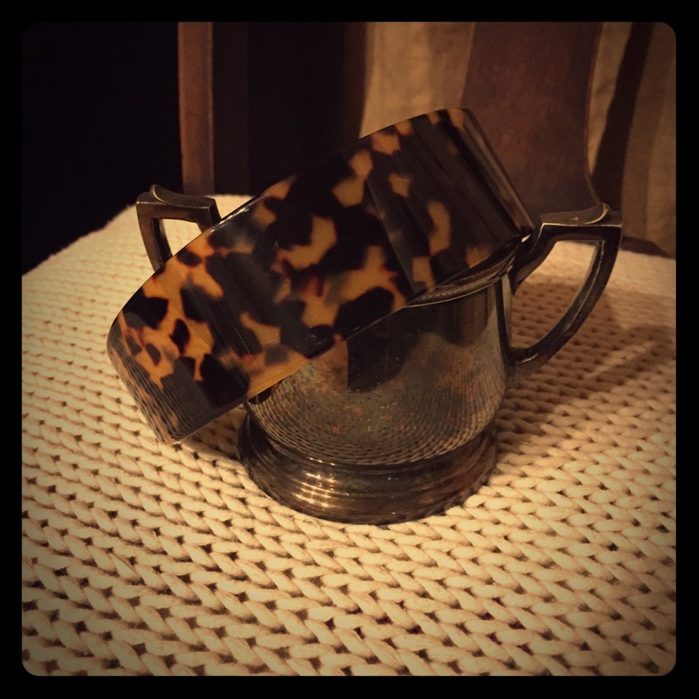 J Crew wide tortoise headband